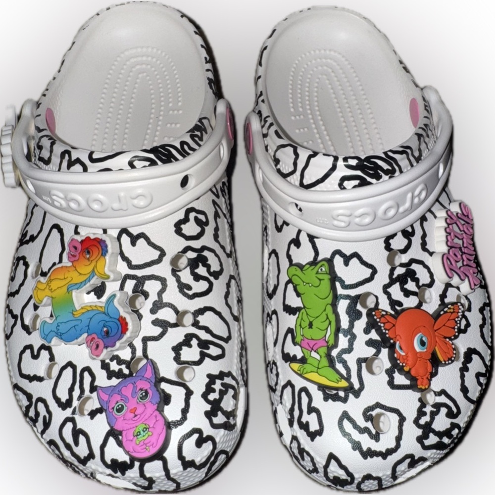 Ron English x Crocs Classic Clogs Party Animals
